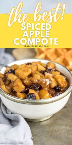 the best spiced apple compote recipe