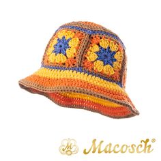 Cotton Summer Crochet Patchwork Hat | Color Mix Patchwork Summer Hat | Cotton Bucket Hat | Orange, yellow, beige & lavender summer hat The most popular current iteration? The crochet hand made hat! It is just what we all need right now. The summer bucket hat is a classic and timeless accessory that serves many purposes and can be worn for so many occasions.  It's the perfect finishing touch for vacation looks. MATERIAL 100% cotton. SIZES S-M size should fit head diameter 54 cm - 56 cm. L size sh Yellow Bohemian Crochet Hat For Spring, Retro Brown Hat For The Beach, Yellow Bohemian Sun Hat For Spring, Yellow Outdoor Hat For Spring, Retro Crochet Hat For Beach In Summer, Retro Crochet Hat For Summer Beach, Yellow Bohemian Sun Hat One Size Fits Most, Retro Wide Brim Crochet Hat For Beach, Retro One Size Bucket Hat For Beach