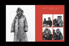 an image of two people in winter clothes and one is wearing a coat with fur on it