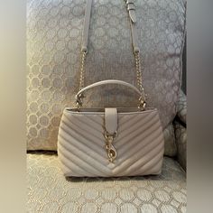 Reposhing This Item I Purchased From @Heavnly. Loved It, But Ready To Rotate For Something New. Questions? Leave A Comment Below! Chevron Quilt, Rebecca Minkoff, Something New, Satchel, Bag Lady, Size 10, Cream, 10 Things, Women Shopping