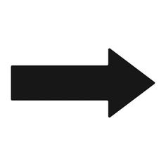 an arrow pointing to the right on a white background