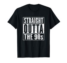 PRICES MAY VARY. Straight Outta The 90s tshirt for those born in 1990s. Rep your decade with this hip-hop pop culture inspired tshirt Straight Outta The 90s. Great birthday gift for men, women and kids born in the Millennials era. 1999, 1998, 1997, 1996, 1995, 1994, 1993, This tshirt featuring the design Straight Outta The 90s is perfect for those who were born in The 90s or love the 1990s era. If you were born in the Millennials era and part of Generation Z and Generation Y this shirt is for yo 33th Birthday, Born In The 90s, Generation Y, 90s Tshirt, Best T Shirt Designs, Generation Z, Birthday Funny, Straight Outta, Mens Birthday Gifts