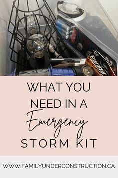 Winter Storm Prep, Power Outage Kit, Winter Storm Preparedness, Home Emergency Kit, Storm Preparedness, Storm Cellar, Storm Prep, Snow Storms, Emergency Prepardness