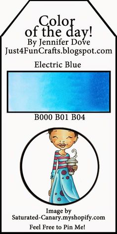 a blue sign with the words, color of the day and an image of a boy holding