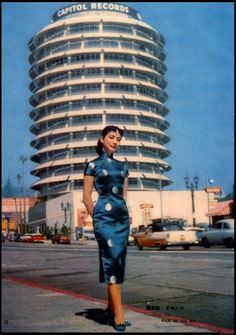 noirish Los Angeles - Page 2713 - SkyscraperPage Forum Afro Asian, Qipao Vintage, Qi Pao, Chinese Cheongsam, Qipao Dress, Capitol Records, China Dress, Cheongsam Dress, Asian American