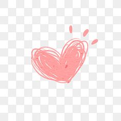 a pink heart drawn on a white background, with the word love written below it