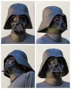 Darth Vader Helmet Foam Templates | Etsy Belgium Darth Vader Helm, Darth Vader Suit, Star Wars Costumes Diy, Eva Foam Armor, Darth Vader Mask, Darth Vader Costumes, Clone Trooper Helmet, Vader Helmet, Darth Vader Helmet