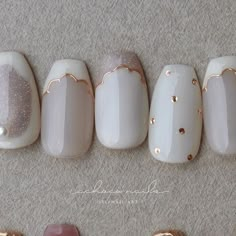 Nail Art With Pearls Beads, Asian Nail Art, Nail Parlour, Nail Paint Shades, Tape Nail Art, Fancy Nail Art, Nail Tip Designs