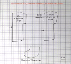 the diagram shows how to make a shirt with different measurements and shapes for each garment