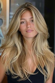 Hair To Frame Your Face, Front Layered Haircuts, Blonde Hair Transformations, Longer Hair, Layered Haircuts, Long Hair