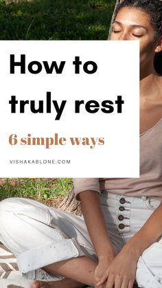 How to Truly Rest and Enjoy Relaxing Relax Ideas, Rest Ideas, 10 Minute Guided Meditation, English Knowledge, Simple Living Lifestyle, Living Simple, Take It Slow, Mind Relaxation, Simplifying Life