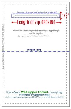 an envelope with the text length of zip opening