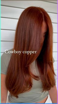 Cowboy Copper, Rambut Brunette, Red Hair Inspo, Ginger Hair Color, Hair Color Auburn, Copper Hair Color, Burgundy Hair, Auburn Hair, Hair Inspiration Color