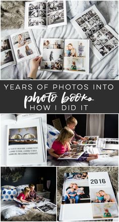 the year of photos into photo book how i did it