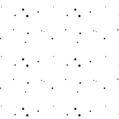 black and white dots on a white background