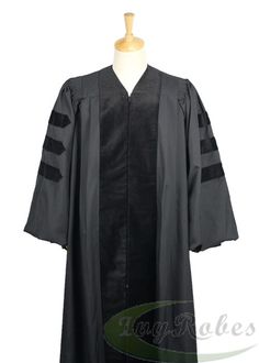 Doctoral Clergy Robe Doctoral Gown, Ministry Apparel, Academic Gown, Robes For Men, Choir Robes, Clergy Robes, Gowns Black, Church Attire, Black Work