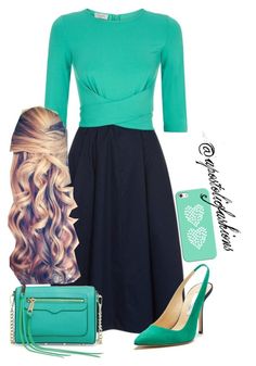 "Apostolic Fashions #799" by apostolicfashions on Polyvore featuring Hobbs, Oscar de la Renta, Rebecca Minkoff and Casetify Pentecostal Fashion, Apostolic Fashion, Cute Modest Outfits, Rock Outfit, Kitenge, Modest Dresses, Work Fashion, Look Chic, Modest Outfits