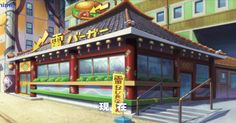 Burger Restaurant, Fantasy Background, Dr House, Scenery Background, Parc D'attraction, Boruto Naruto Next Generations, Naruto Oc, Anime Background, Anime Scenery