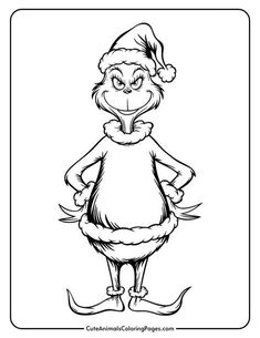 the cat in the hat coloring pages