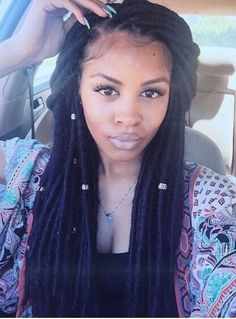 Faux locs Faux Dreads, Hair Colorful, Marley Hair, Marley Twists, Faux Locs Hairstyles, Beautiful Braids, Hair Laid, Natural Hair Inspiration, Hair Life