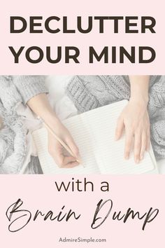 There are so many ways to declutter your mind. Writing in a journal, using journal prompts or brain dumping are effective ways. This post will go over how to do a brain dump to reduce stress and increase productivity. Organize your thoughts by brain dumping ideas on paper or in a bullet journal. It can help beat overwhelm, clear mental clutter, reduce stress, boost mood, and increase productivity.