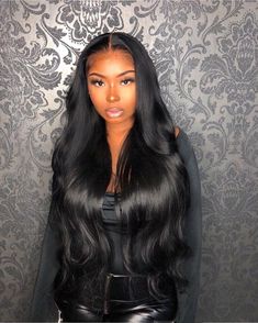 Get ready to transform your look with Montina Hair's Virgin Body Wave Lace Front Wig! Made with top quality virgin hair, this wig features a 13x4 lace area and 150% density for a natural look and feel. Gender: Female Hair Curl: Wavy Hair Color: Natural Hair Feature: HD Lace Front Lace Area: 13*4 Density :150% The HD lace front offers a seamless blend with your natural hairline, creating a flawless finish. And because it's made from virgin hair, you can style it just like you would your own hair Aesthetic Honey, Wigs Ideas, Sew Ins, Hair Aesthetic, Body Wave Hair, Wave Hair, Long Black Hair, Front Lace Wigs Human Hair, Lace Hair