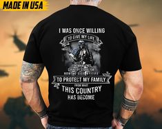 Veteran Unisex T-shirt - Proudly Made in the USA, Fast Shipping Within 7-10 Days HONORING ALL WHO SERVED - PROUD TO BE A VETERAN In tribute to the brave heroes who shaped our nation's history. Each day, our American service members valiantly defend our liberty. Let's express our profound gratitude for their unwavering commitment and sacrifices. A heartfelt salute to our heroes. Key Highlights: Material: Expertly tailored with 100% cotton for a soft and comfortable fit. Superior fabric quality th Veterans Day Crew Neck T-shirt Made In Usa, Mens Fashion Summer Outfits, Veteran’s Day T-shirt, Patriotic Red T-shirt For Veterans Day, White American Flag T-shirt For Veterans Day, Patriotic T-shirt For Veterans Day Made In Usa, Veteran T Shirts, Gifts For Veterans, Veterans Day