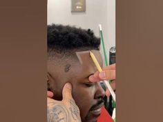 Afro Fade, White Pencil, White Hair, Hair Designs, Barber Shop, The White