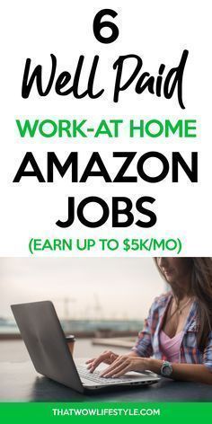 6 Well paid work at home amazon jobs to earn up to $5,000/month. Amazon Online Jobs, Craft Jobs, Amazon Jobs, Start A Business From Home, Best Online Jobs, Working Online, Online Jobs From Home, Jobs From Home