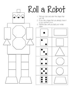 a paper robot is shown with the instructions for making it