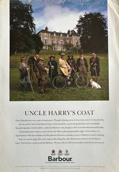 Vintage Barbour Ads, Barbour Advertising, Barbour Outfit, Male Skincare, Neutral Color Outfits, Holmes Movie, Hunting Apparel