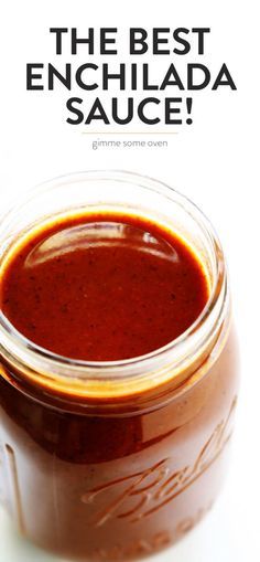 the best enchilada sauce is in a jar