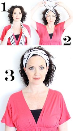 benda para el pelo, quiero una asi...  :) Gamle T Shirts, Turban Mode, Mode Tips, Tshirt Headband, Mode Turban, Fashion Friday, Diy Headband, Old T Shirts