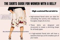 Skirts are an essential part of a woman’s closet, and having a larger belly should not get in the way of you feeling confident in a skirt. There are many Types Of Bellies, Skirt Guide, Benefits Of Baking Soda, Low Waisted Skirt, Long Tiered Skirt, Bloated Belly, Tiered Skirts, Household Cleaner, Mama Style