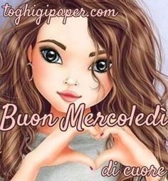 a girl making a heart with her hands and the words buon meroeddi di europe