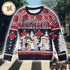 The Beatles Im Dreaming Of The Beatles Christmas Xmas Gifts Ugly Christmas Sweater (Copy) The Beatles Christmas, Ugliest Christmas Sweater Ever, Christmas Tree 2023, Beatles Christmas, Best Ugly Christmas Sweater, Cute Christmas Sweater, Holiday Sweaters, Christmas Ugly Sweater, Funny Christmas Sweaters