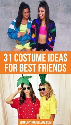 #BEAUTY ,#REALATIONSHIPS #Fashion #Outfits #Winter Outfits #Animals Girls Halloween Costume Ideas, Pair Halloween Costumes, 2 Person Halloween Costumes, Two Person Halloween Costumes, Partner Costumes, Partner Halloween Costumes, College Halloween Costume Ideas, Sister Halloween Costumes, Best Friend Costumes