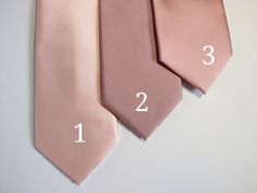 "Stocks will arrive by 30th of September. Available in 3 shades of pink 1) Blush Pink or Petal Pink - adult size tto be discontinued. 2) Quartz 3) Light rose/Antique Rose/Cameo/Ballet/Dusty Rose If you need a fabric swatch, please follow this link to order https://www.etsy.com/uk/listing/497312970/fabric-swatch?ref=shop_home_active_1 Made of semi-matte polyester fabric with silk-type texture Set means necktie with pocket square SIZE GUIDE: Men Regular is 58.5 inches long Men Extra_Long is 62 inc Pink Groomsmen, Blush Pink Ties, Blush Tie, Suits Groom, Dusty Pink Weddings, Pocket Square Size, Groomsmen Ties, Dusty Rose Wedding, Pink Bow Tie