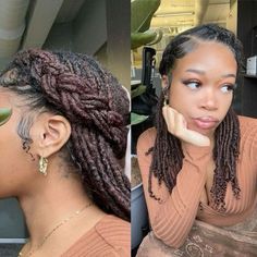 Loc Long Hairstyles, Loc Interview Styles, Loc Graduation Hairstyles, Side Part Loc Hairstyles, Prom Dreadlocks Hairstyles, Real Locs Hairstyles For Women, Professional Loc Hairstyles, Simple Locs Hairstyles, Prom Locs Hairstyles For Women