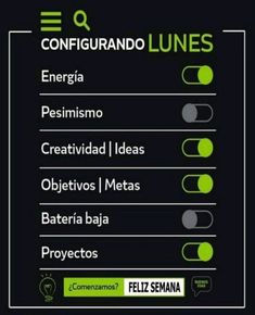 the back side of a black and green poster with words in spanish, english and spanish