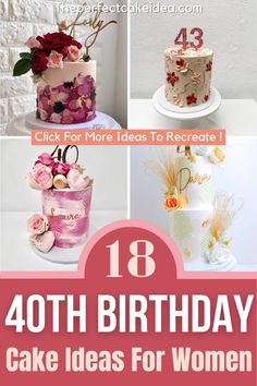 birthday cake ideas for women that are easy to make