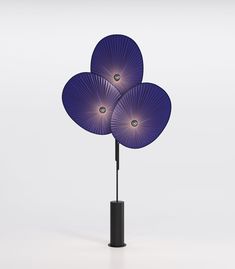 Unfold Blue Floor Lamp Lighting Roche Bobois Purple Floor Lamp, Blue Floor Lamp, Blue Floor Lamps, Blue Floor, 16 Weeks, Luxury Interiors, Fan Lamp, Italian Luxury, Lead Time