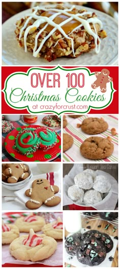 over 100 christmas cookies at crazyforuston com