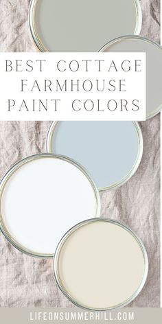 the best cottage farmhouse paint colors