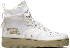 Nike SF Air Force 1 Mid Ivory Olive (W) Af1 Mid, Olive Sneakers, Nike Sf Air Force 1, Nike Sf Af1, Nike Sf, Ivory Shoes, Nike Shoe, Air Force 1 Mid, Air Force 1 High