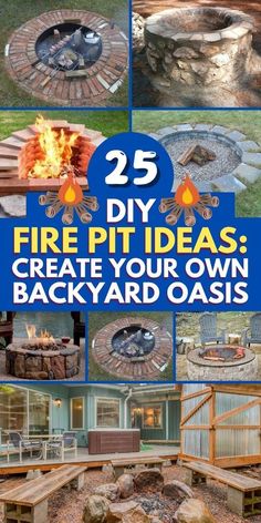 25 diy fire pit ideas to create your own backyard oasis