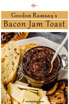 Gordon Ramsay’s Bacon Jam Toast Lunch Stuff, Jam Homemade, Weekend Baking, Cafe Recipes, Make Bacon, Jam Toast, Chef Inspired Recipes, Scottish Recipes