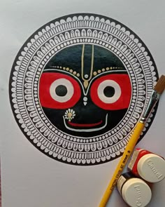 Easy God Mandala Art, Mandala God Drawing, Mandala Art Therapy Easy, Drawing Of Jagannath, Mandala Art Of Krishna, Jagannath Sketch, Krishna Mandala Art Easy, Madhubani Drawing Easy