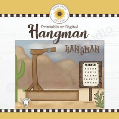 an image of a sign that says hangman