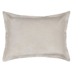 a white pillow on a white background